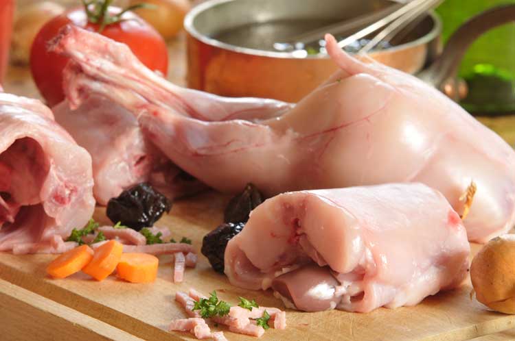 Civet de lapin pour une recette traditionnelle de la gastronomie française